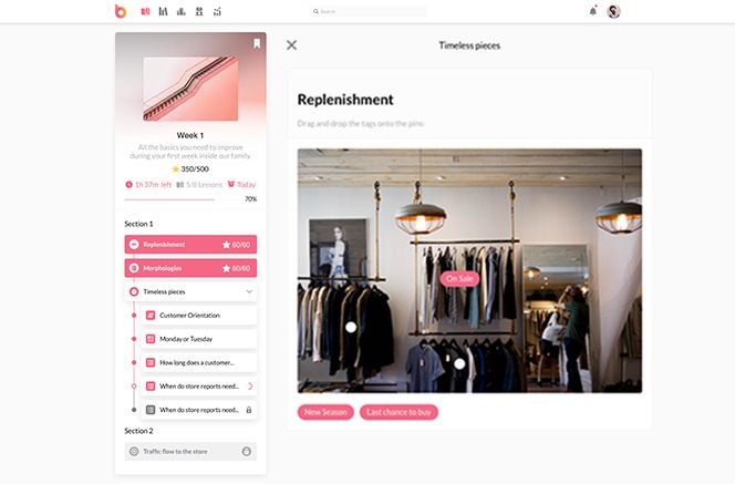 Create interactive courses