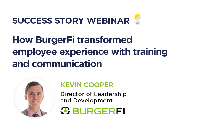 Webinar Burgerfi Employee Training and Communication